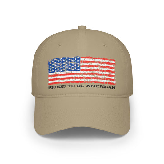 Proud to be American Low Profile Baseball Cap