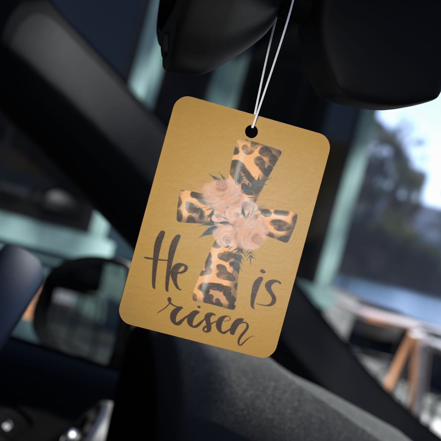 He is Risen Car Air Freshener