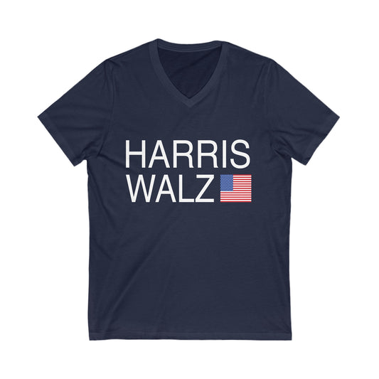 Harris Unisex Jersey Short Sleeve V-Neck Tee