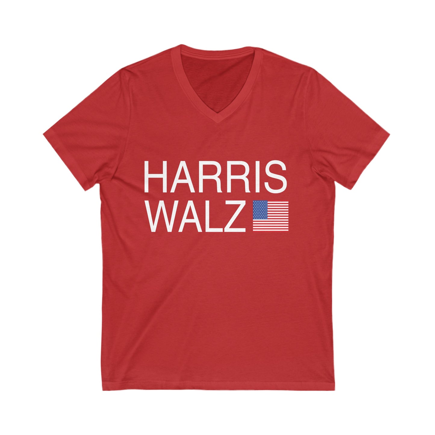 Harris Unisex Jersey Short Sleeve V-Neck Tee