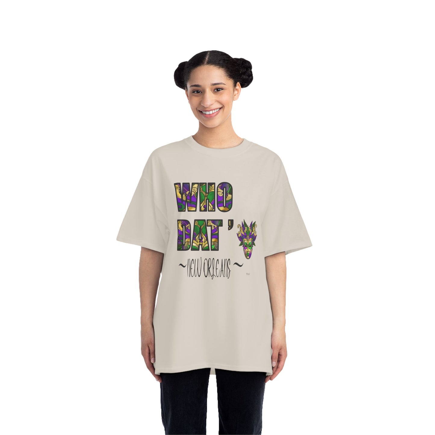 WHO DAT’ New ORLEANS Beefy-T®  Short-Sleeve T-Shirt Hanes