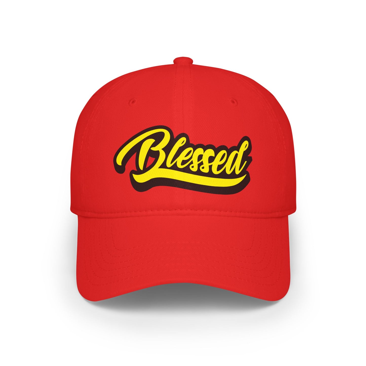 Yellow Blessed Low Profile Baseball Cap