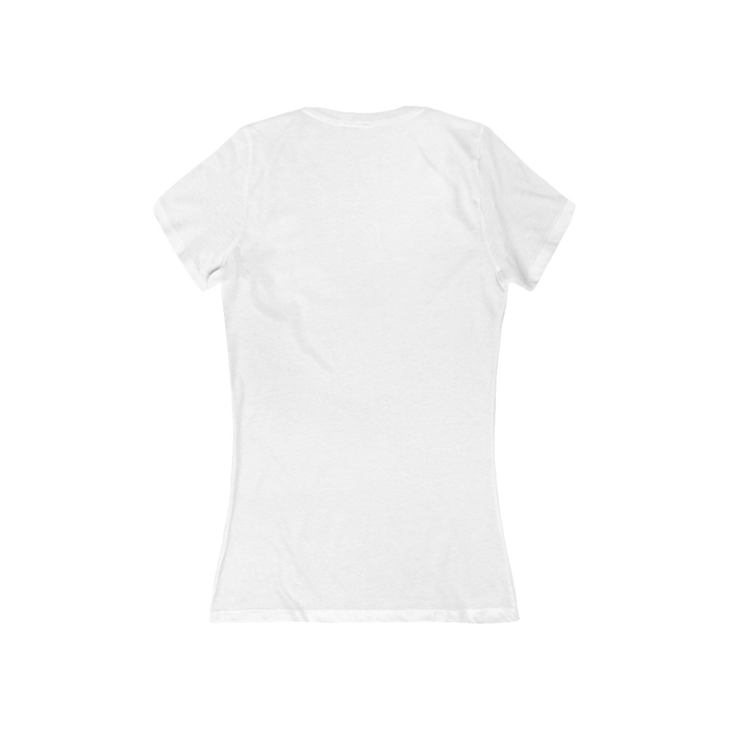 Women's Jersey Short Sleeve Deep V-Neck Tee fh