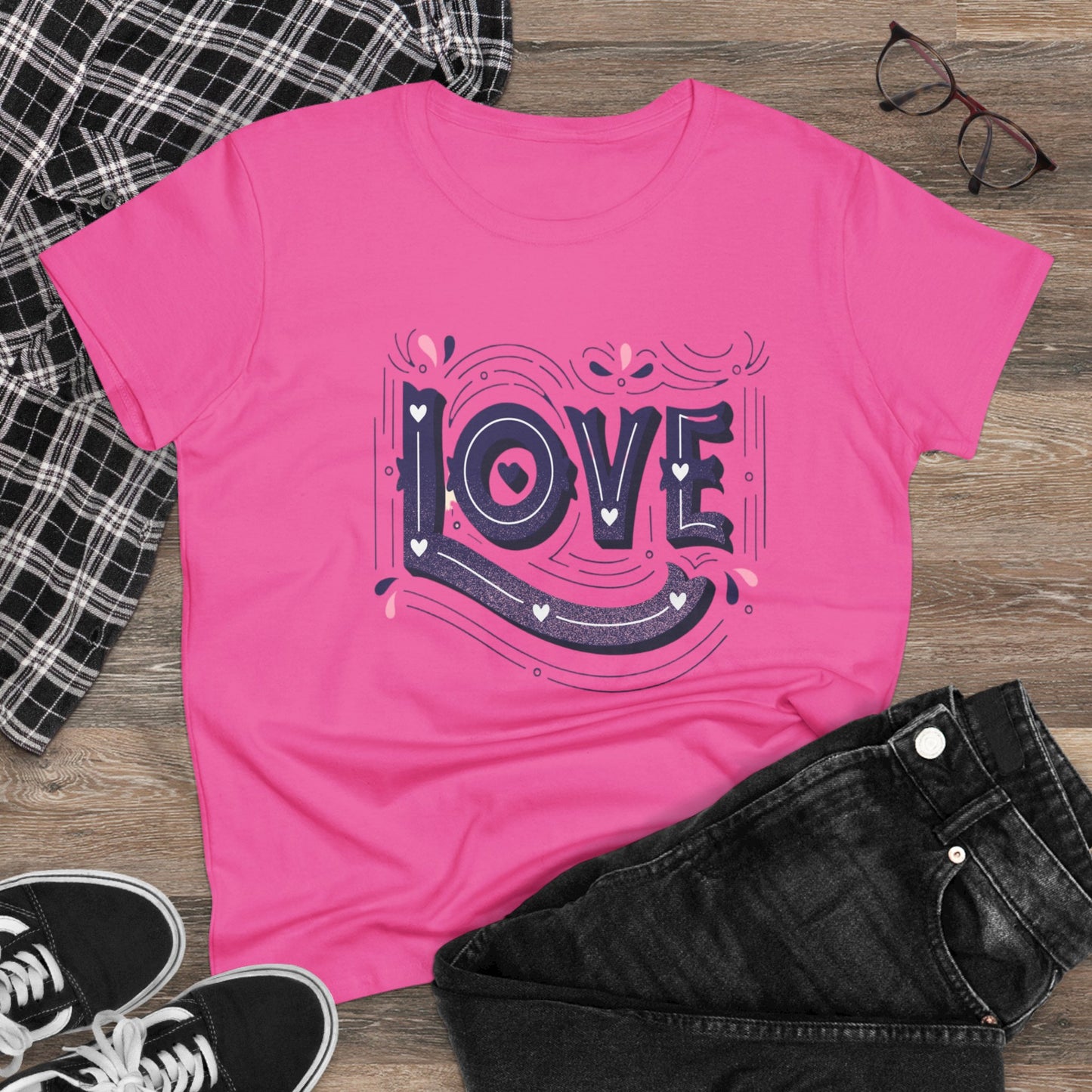 Love Women's Midweight Cotton Tee