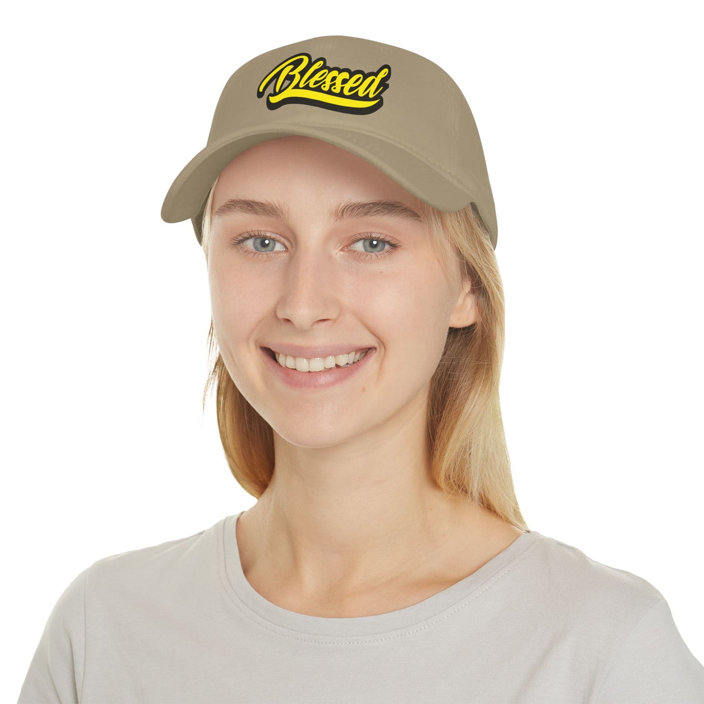 Yellow Blessed Low Profile Baseball Cap