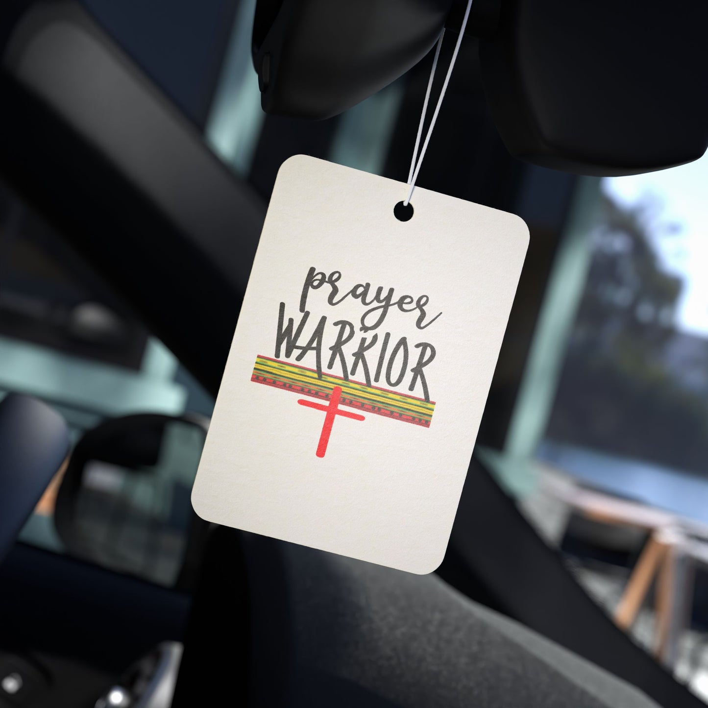 Prayer Warrior Car Air Freshener