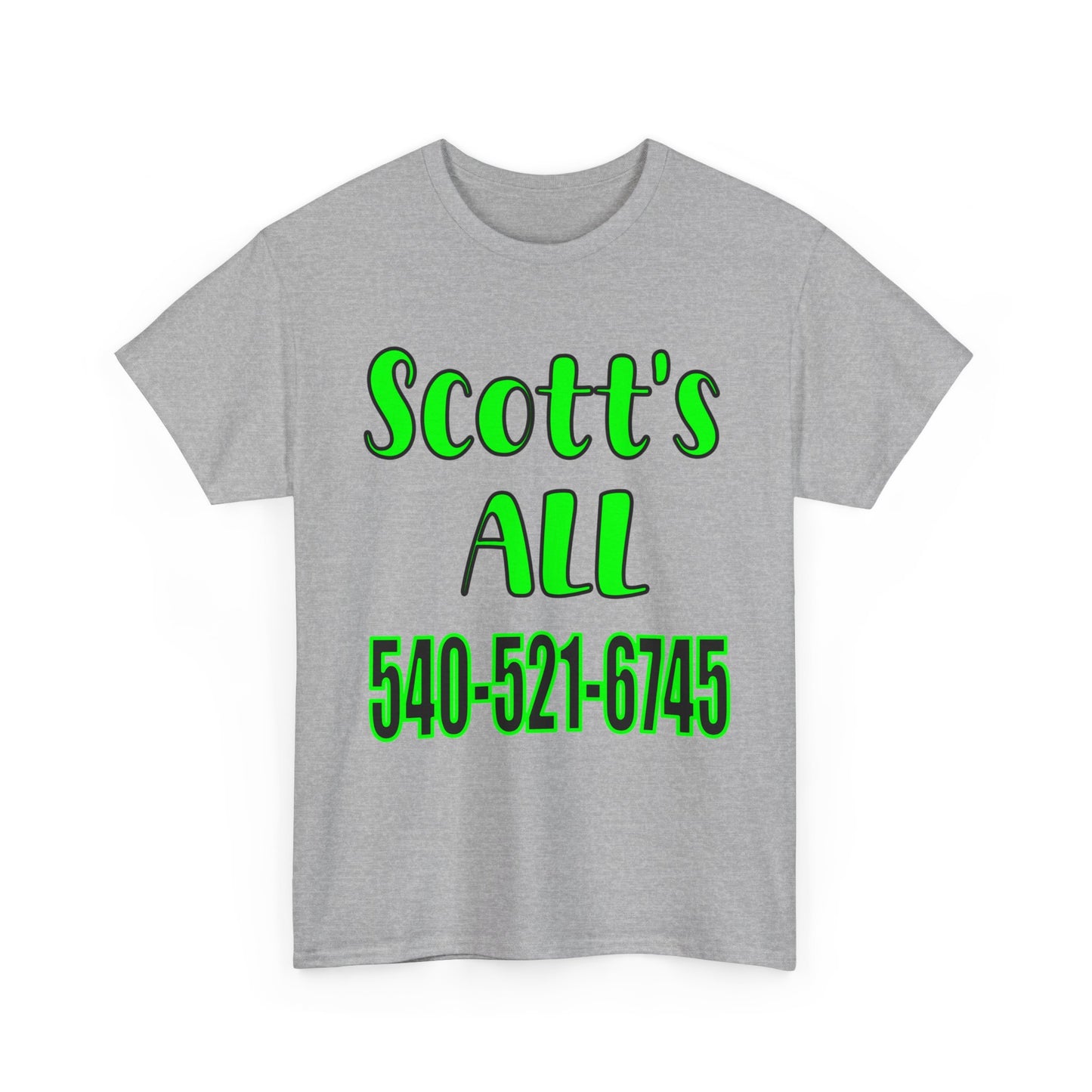 Scott’s All Unisex Heavy Cotton Tee