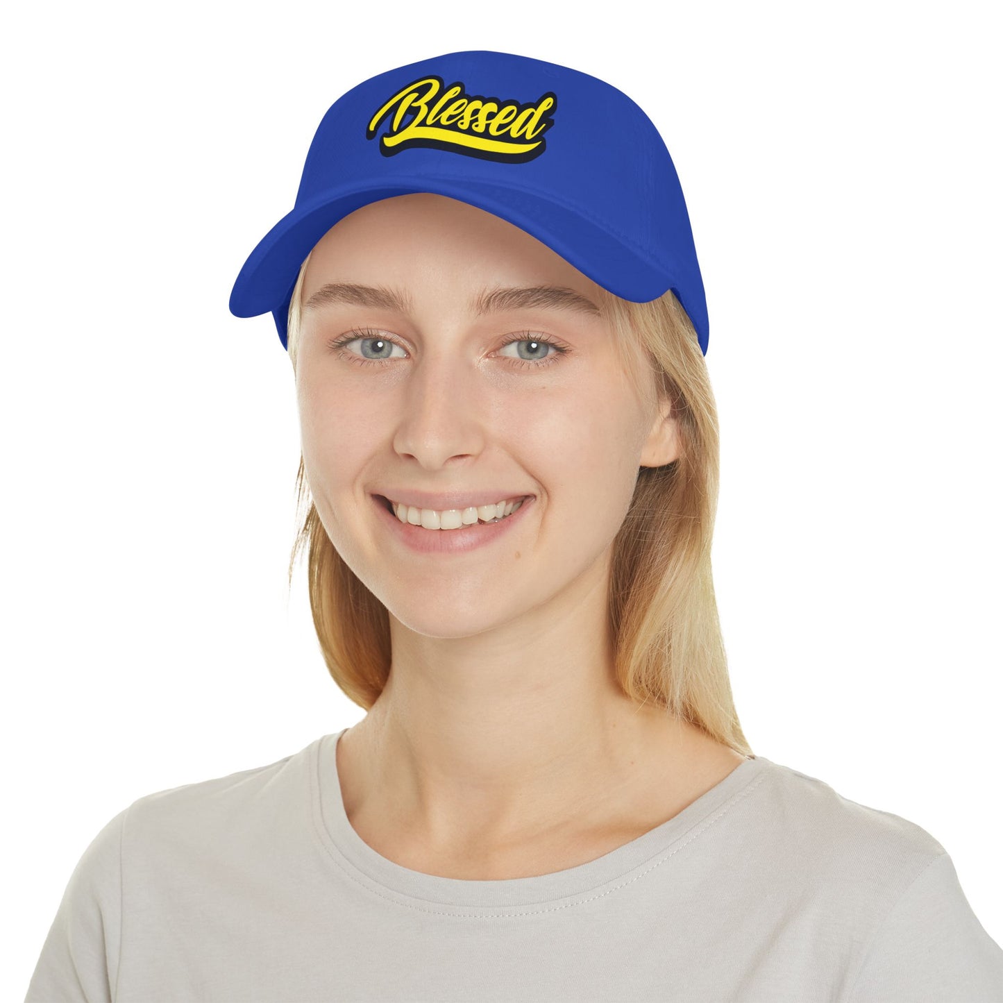 Yellow Blessed Low Profile Baseball Cap