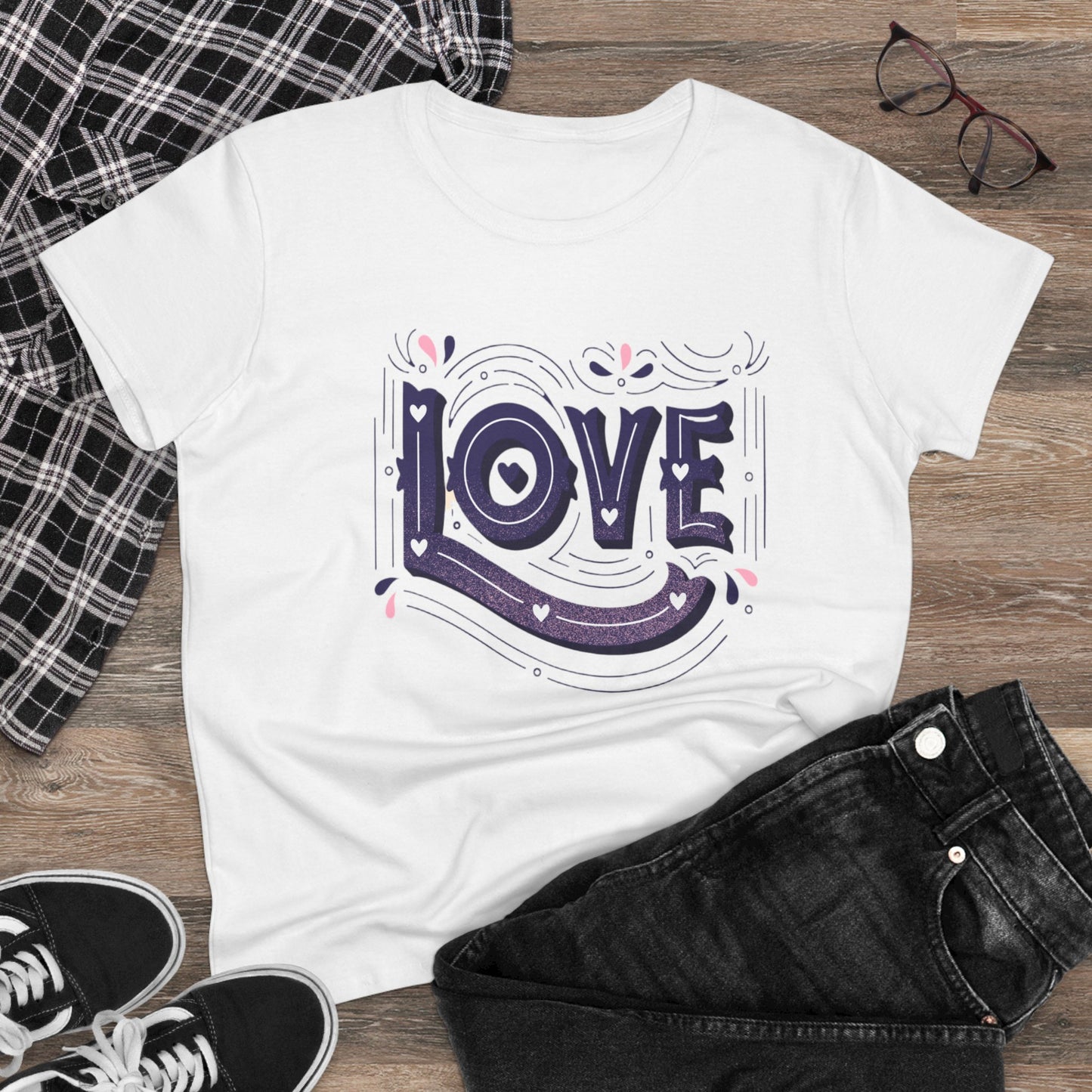 Love Women's Midweight Cotton Tee