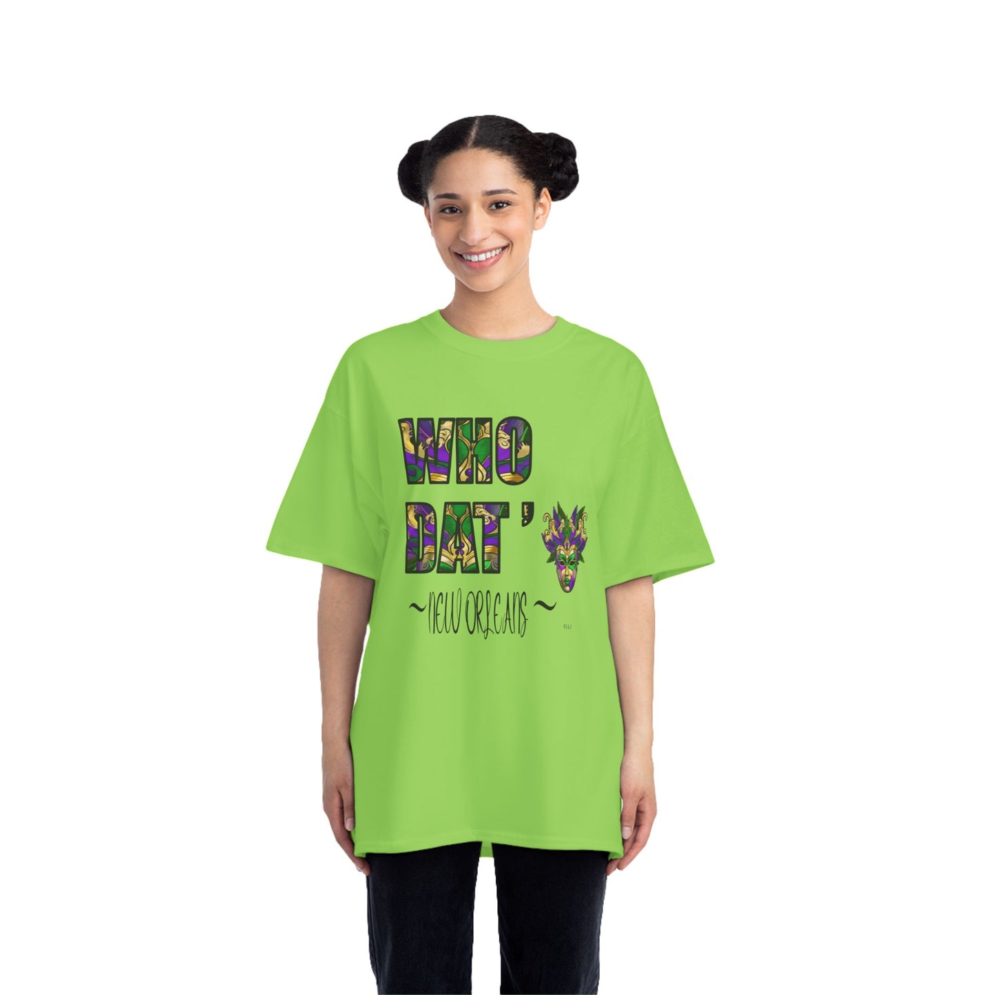 WHO DAT’ New ORLEANS Beefy-T®  Short-Sleeve T-Shirt Hanes