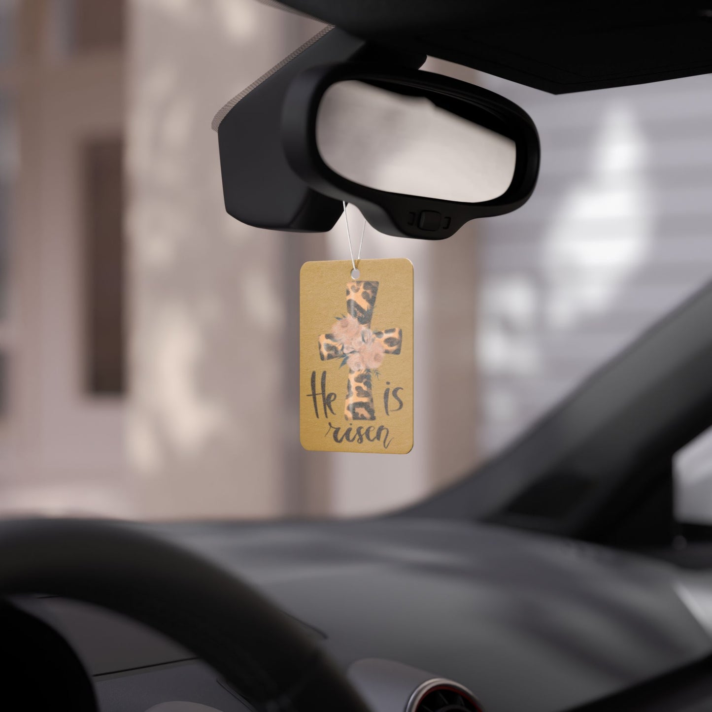 He is Risen Car Air Freshener