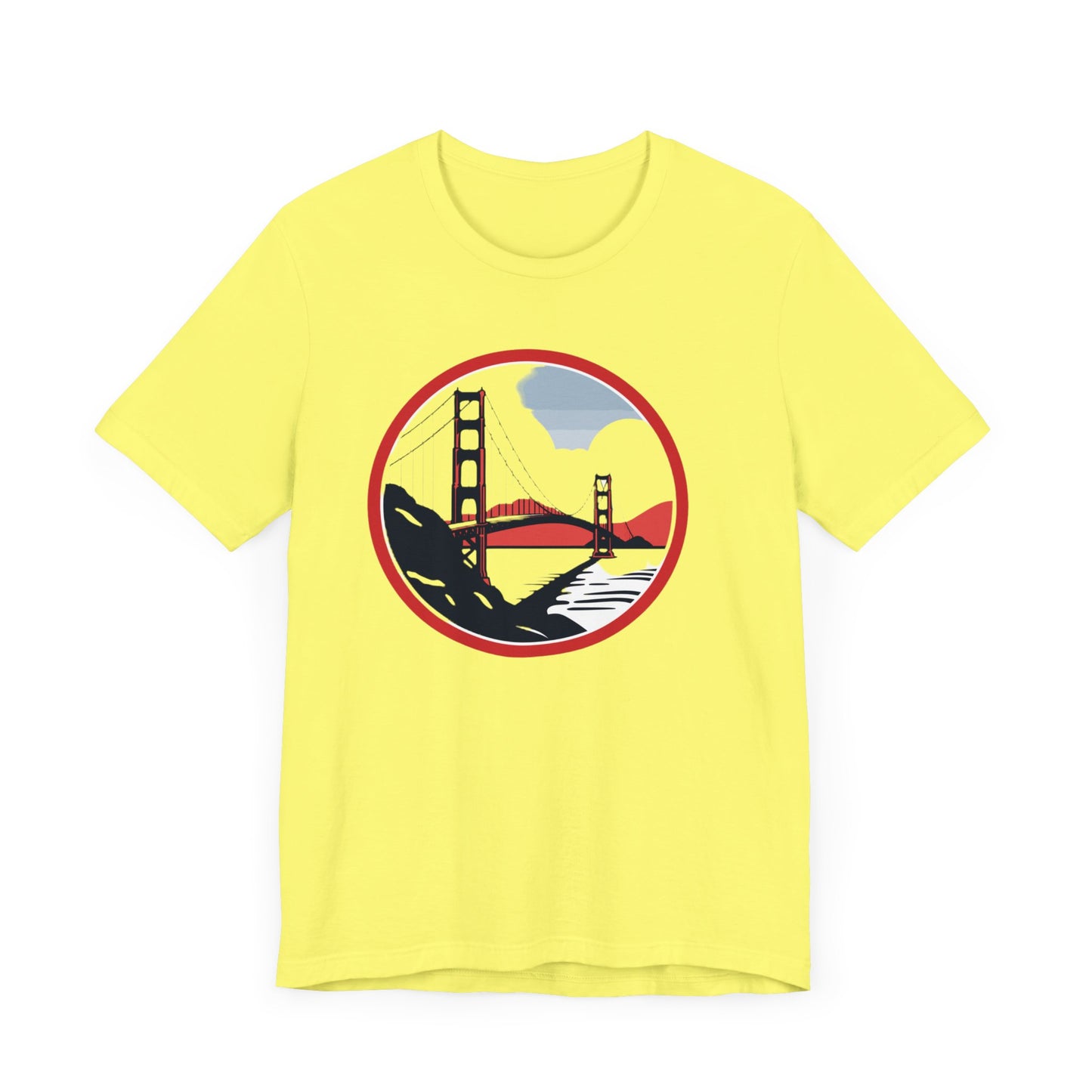 Golden State Bridge Unisex Jersey Short Sleeve Tee