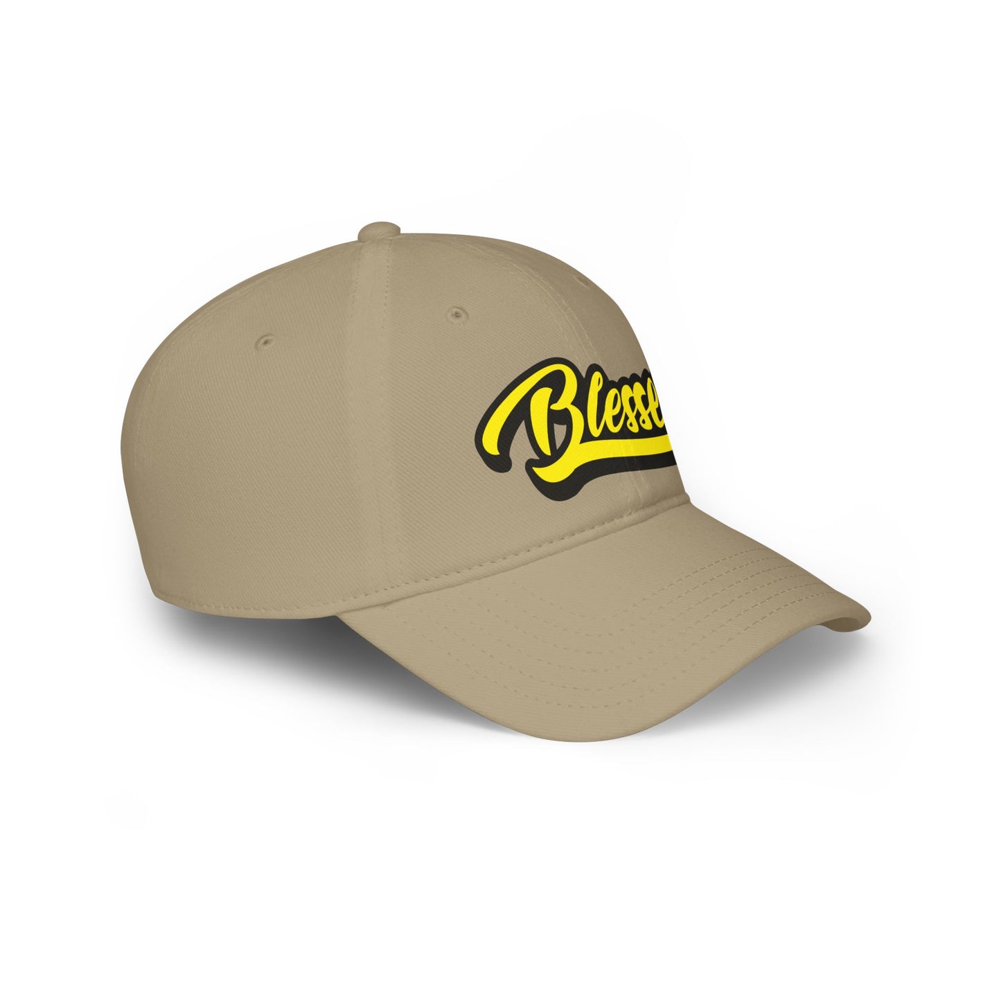 Yellow Blessed Low Profile Baseball Cap