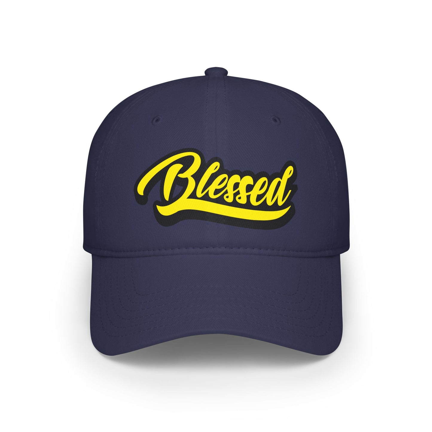 Yellow Blessed Low Profile Baseball Cap