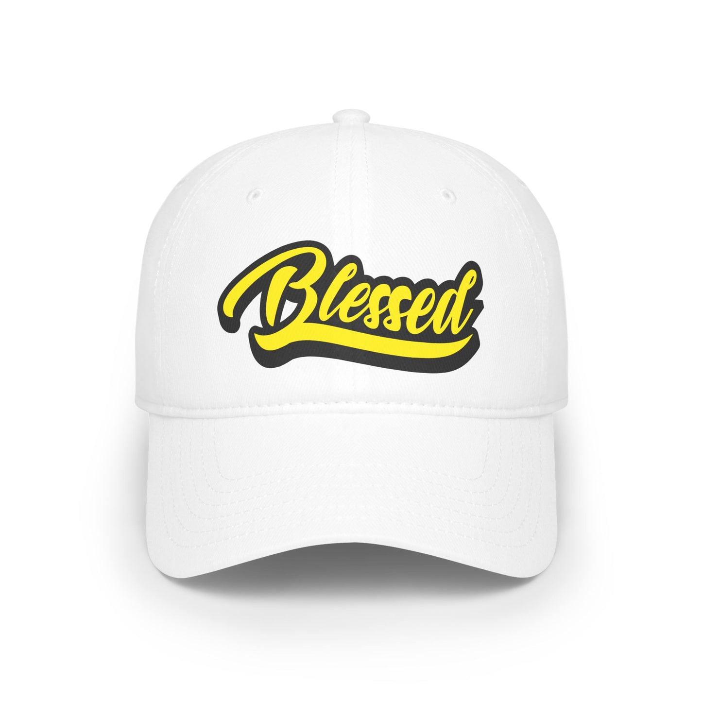 Yellow Blessed Low Profile Baseball Cap