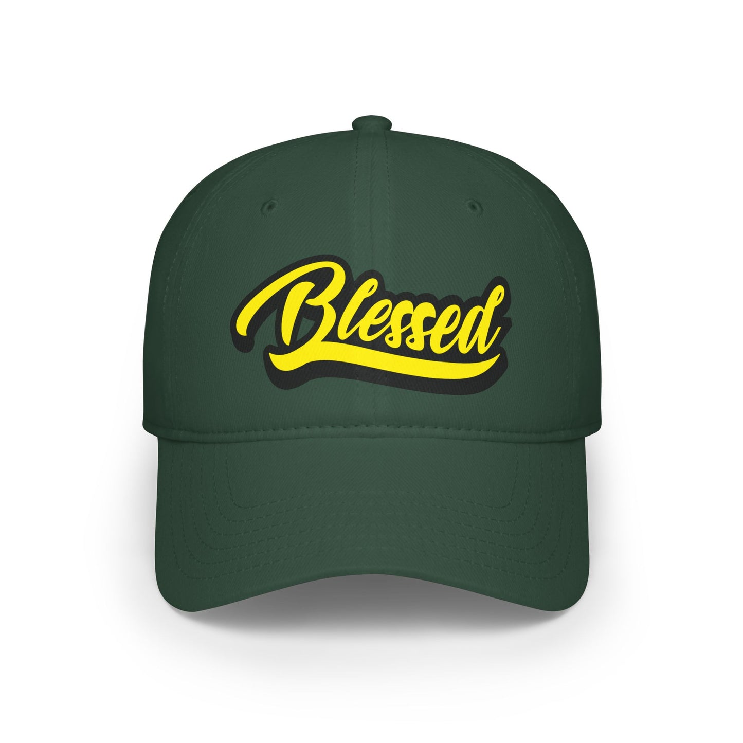 Yellow Blessed Low Profile Baseball Cap