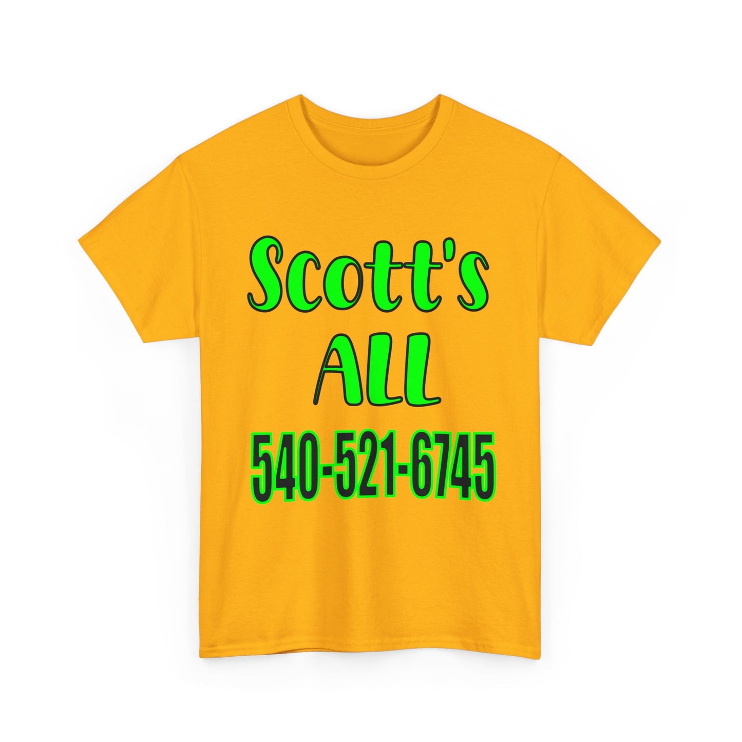 Scott’s All Unisex Heavy Cotton Tee