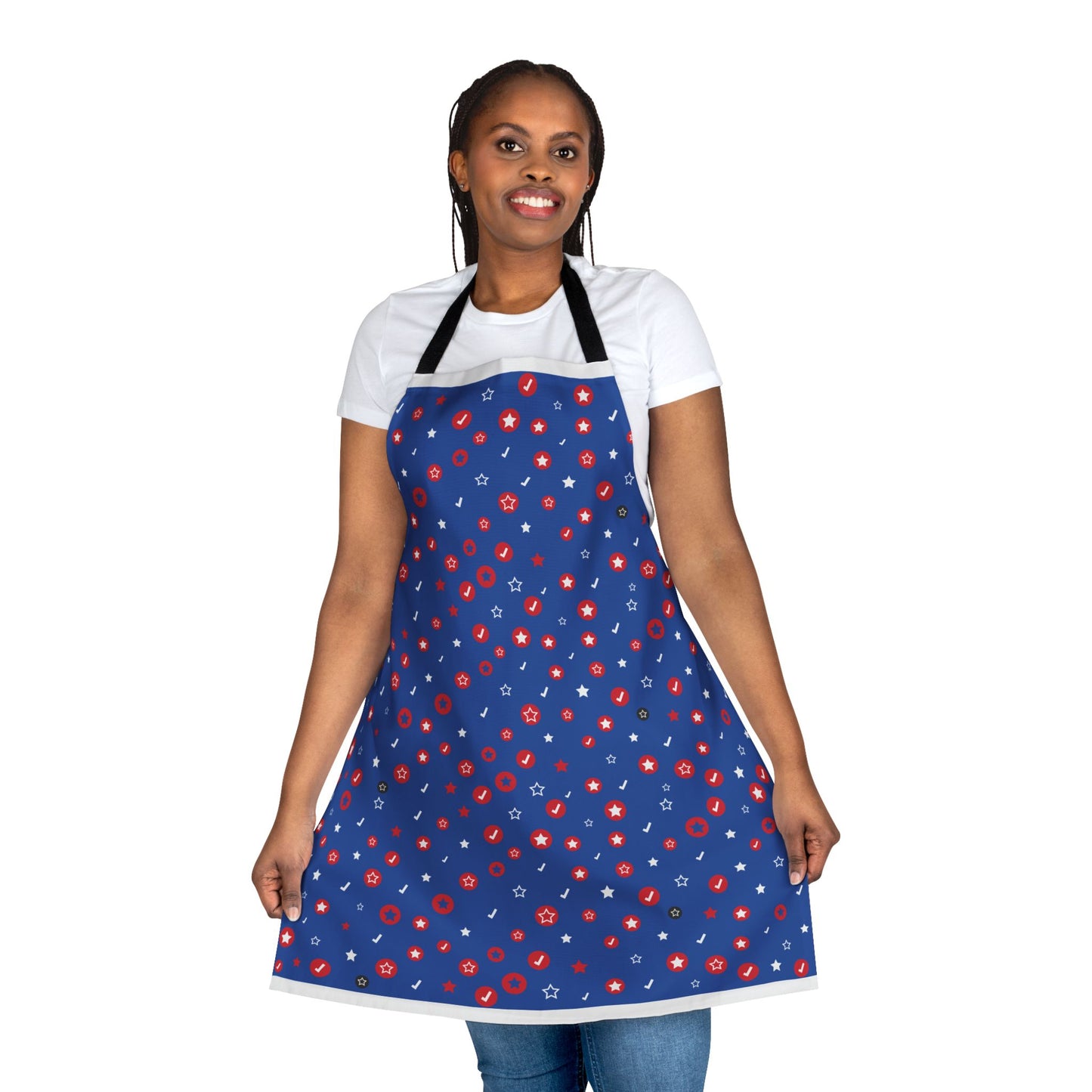 Apron, 5-Color Straps (AOP)