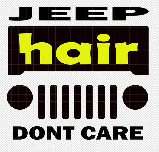 Jeep Hair ,DONT CARE,T-shirt