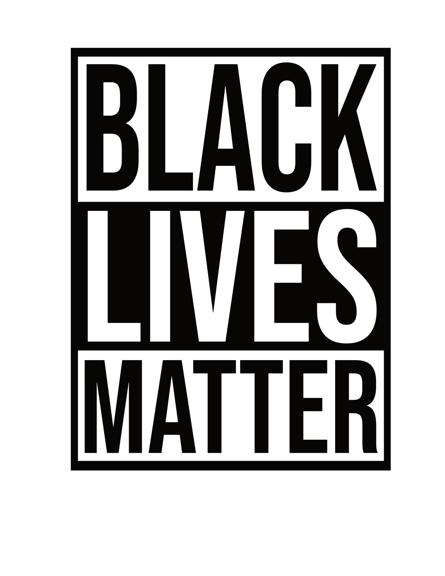 Black Lives Matter. T shirt