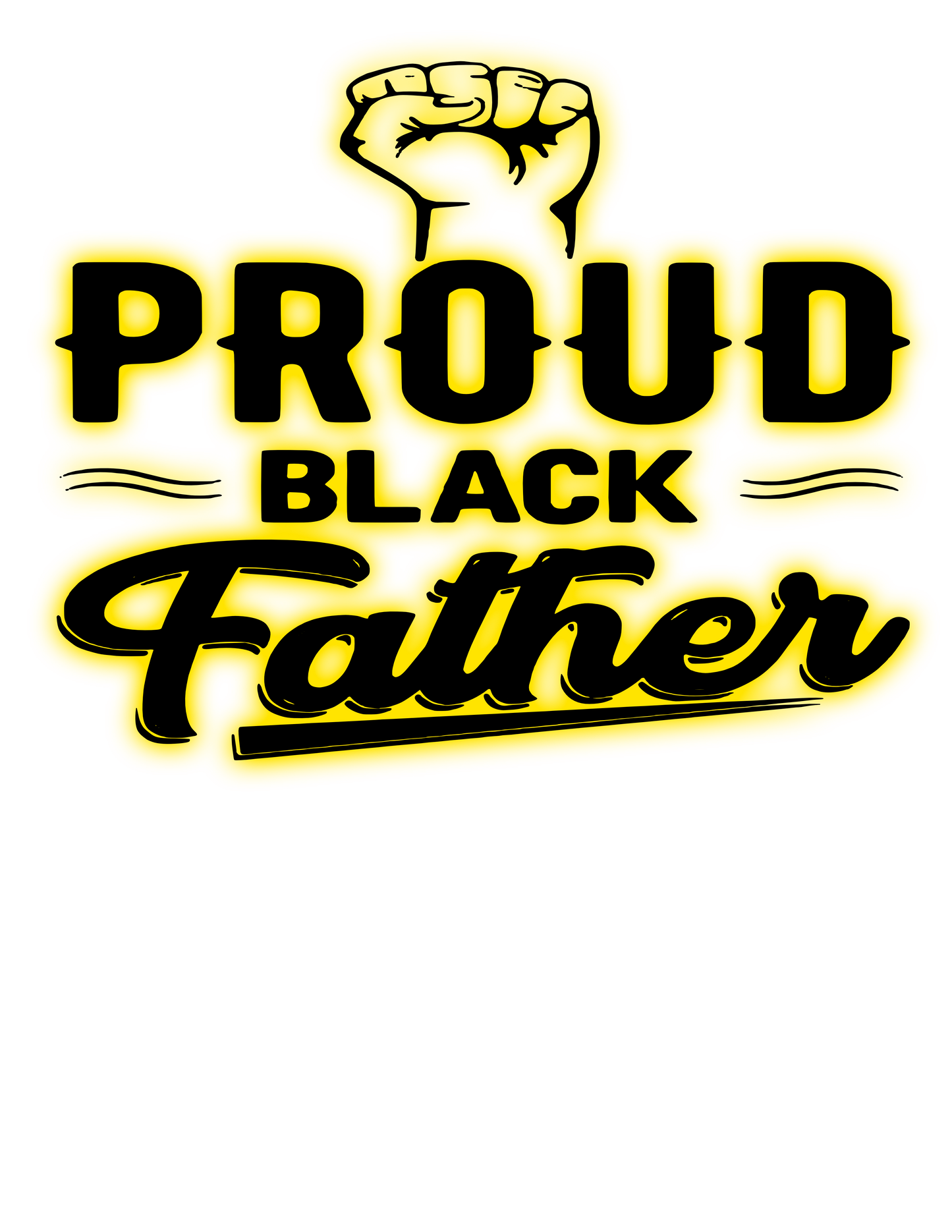 Proud Black Father . Tshirt